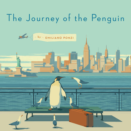 The Journey of the Penguin Hardcover by Emiliano Ponzi