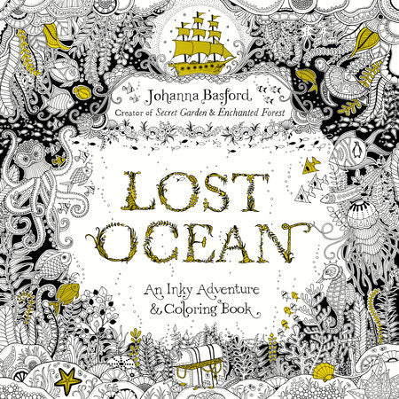 Lost Ocean Paperback by Johanna Basford