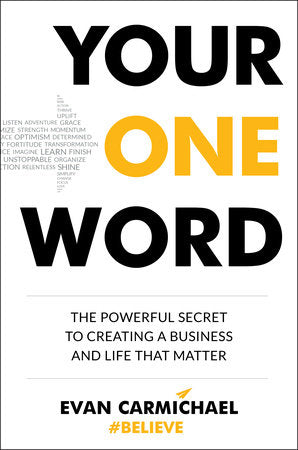 Your One Word Hardcover by Evan Carmichael