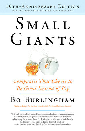 Small Giants Paperback by Bo Burlingham
