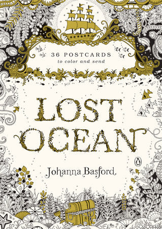 Lost Ocean: 36 Postcards to Color and Send Merchandise by Johanna Basford
