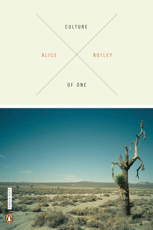 Culture of One Paperback by Alice Notley