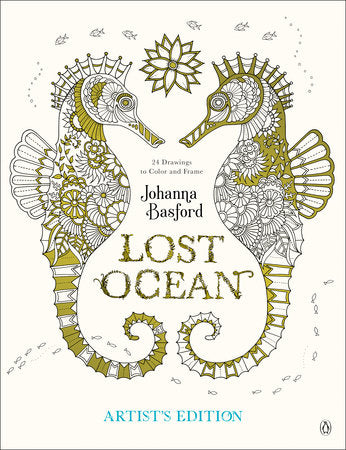 Lost Ocean Artist's Edition Paperback by Johanna Basford