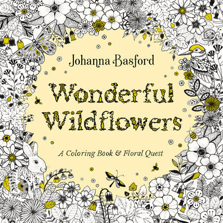 Wonderful Wildflowers Paperback by Johanna Basford