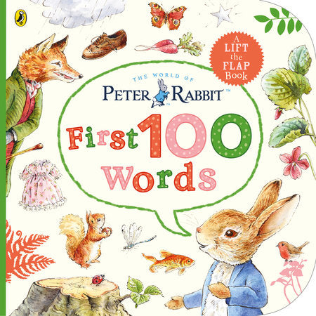 Peter Rabbit Peter's First 100 Words Board Book by Beatrix Potter