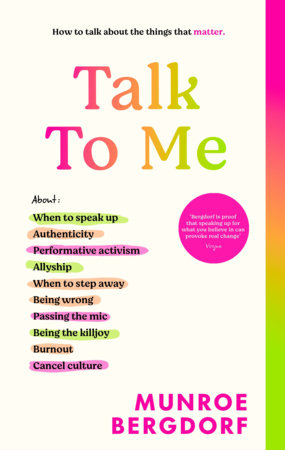 Talk To Me Hardcover by Munroe Bergdorf