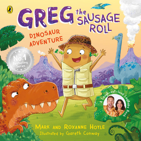 Greg the Sausage Roll: Dinosaur Adventure Paperback by Mark and Roxanne Hoyle