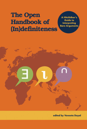 The Open Handbook of (In)definiteness Hardcover by Veneeta Dayal