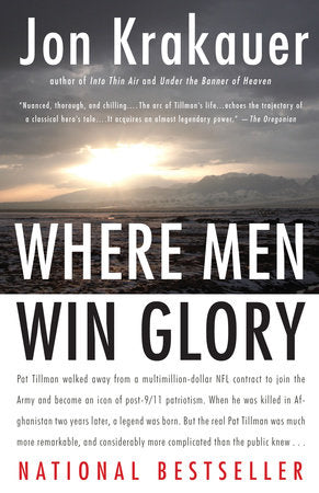 Where Men Win Glory Paperback by Jon Krakauer