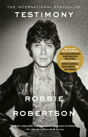 Testimony Paperback by Robbie Robertson