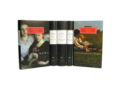 American 19th Century Literature Boxed Set by Edgar Allen Poe, Henry James, Herman Melville, Mark Twain, Edith Wharton