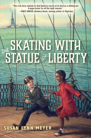 Skating with the Statue of Liberty DG by Susan Lynn Meyer