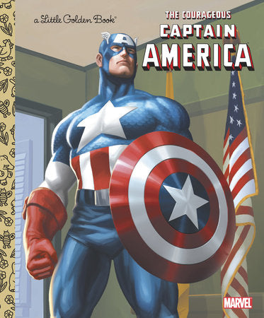 The Courageous Captain America (Marvel: Captain America) Hardcover by Billy Wrecks; illustrated by Golden Books