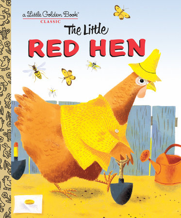 The Little Red Hen Hardcover by Golden Books; Illustrated by J.P. Miller