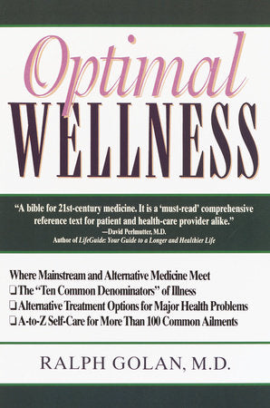 Optimal Wellness Paperback by Ralph Golan, M.D