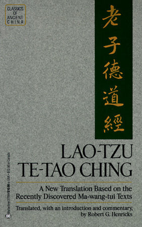 Lao-Tzu: Te-Tao Ching Paperback by Robert G.Henricks