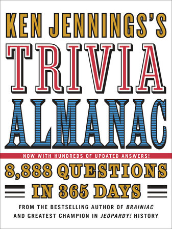 Ken Jennings's Trivia Almanac Hardcover by Ken Jennings