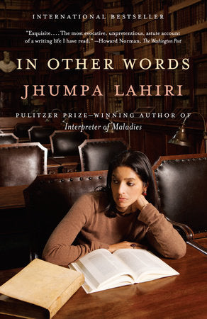 In Other Words Paperback by Jhumpa Lahiri; translated by Ann Goldstein