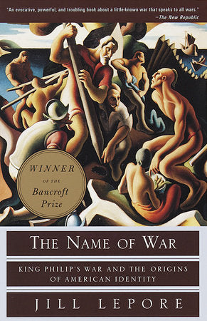 The Name of War Paperback by Jill Lepore