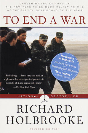 To End a War Paperback by Richard Holbrooke