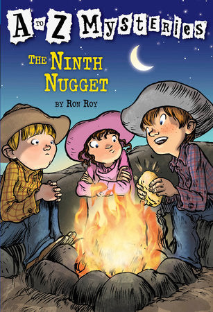 A to Z Mysteries: The Ninth Nugget Paperback by Ron Roy; illustrated by John Steven Gurney