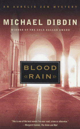 Blood Rain Paperback by Michael Dibdin