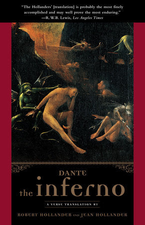 The Inferno Paperback by Dante Alighieri A Verse Translation by Robert Hollander and Jean Hollander