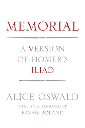 Memorial Hardcover by Alice Oswald; Eavan Boland