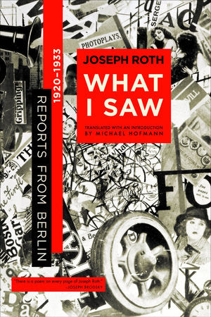 What I Saw Paperback by Joseph Roth