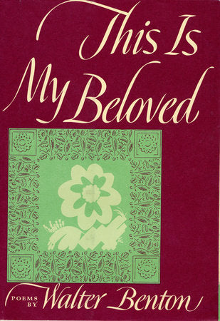This Is My Beloved Hardcover by Walter Benton