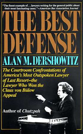 The Best Defense Paperback by Alan M. Dershowitz