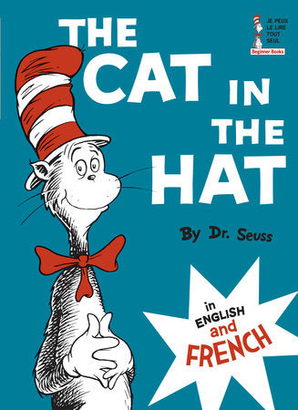 The Cat in the Hat in English and French Hardcover by Dr. Seuss