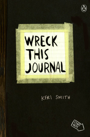 Wreck This Journal (Black) Expanded Edition Paperback by Keri Smith