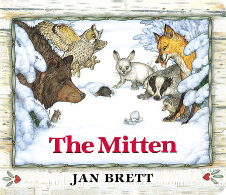 The Mitten (Oversized Lap Board Book) Board Book by Jan Brett; Illustrated by Jan Brett