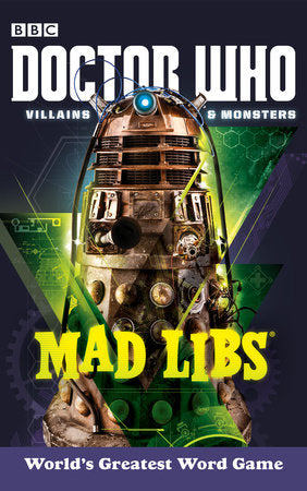 Doctor Who Villains and Monsters Mad Libs Paperback by Rob Valois
