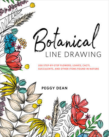Botanical Line Drawing Paperback by Peggy Dean