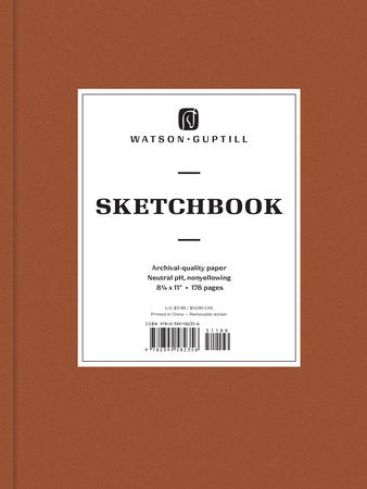 Large Sketchbook (Chestnut Brown) Hardcover by Watson-Guptill