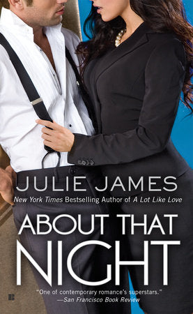 About That Night Paperback by Julie James
