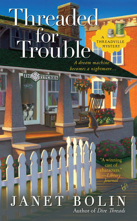 Threaded for Trouble Paperback by Janet Bolin
