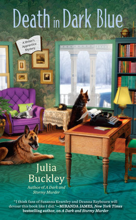 Death in Dark Blue Paperback by Julia Buckley