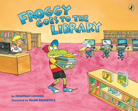 Froggy Goes to the Library Paperback by Jonathan London; Illustrated by Frank Remkiewicz