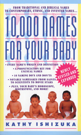 10,000 Names for Your Baby MM by Kathy Ishizuka