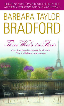 Three Weeks in Paris Paperback by Barbara Taylor Bradford