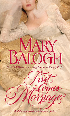First Comes Marriage Paperback by Mary Balogh