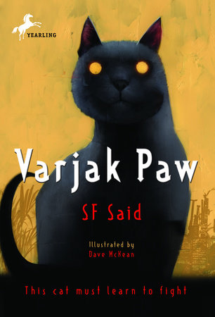Varjak Paw Paperback by SF Said; illustrated by Dave McKean