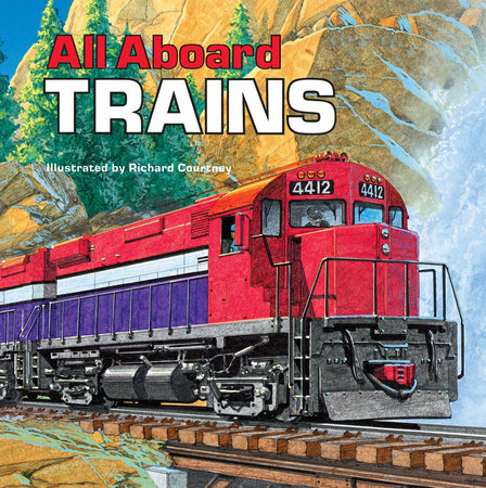 All Aboard Trains Paperback by Deborah Harding
