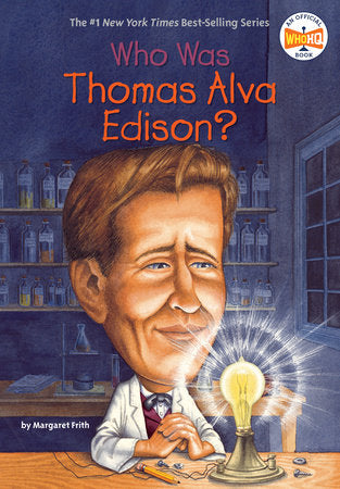Who Was Thomas Alva Edison? Paperback by Margaret Frith; Illustrated by John O'Brien
