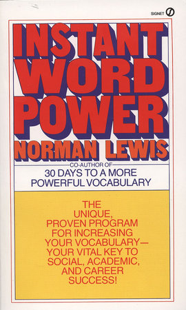 Instant Word Power Paperback by Norman Lewis