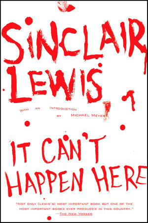 It Can't Happen Here Paperback by Sinclair Lewis