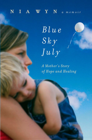 Blue Sky July Paperback by Nia Wyn